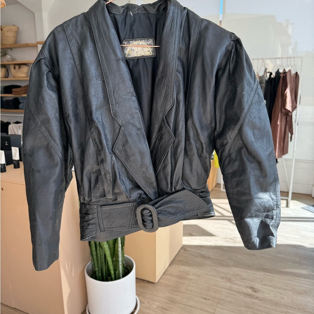 1980’s leather jacket